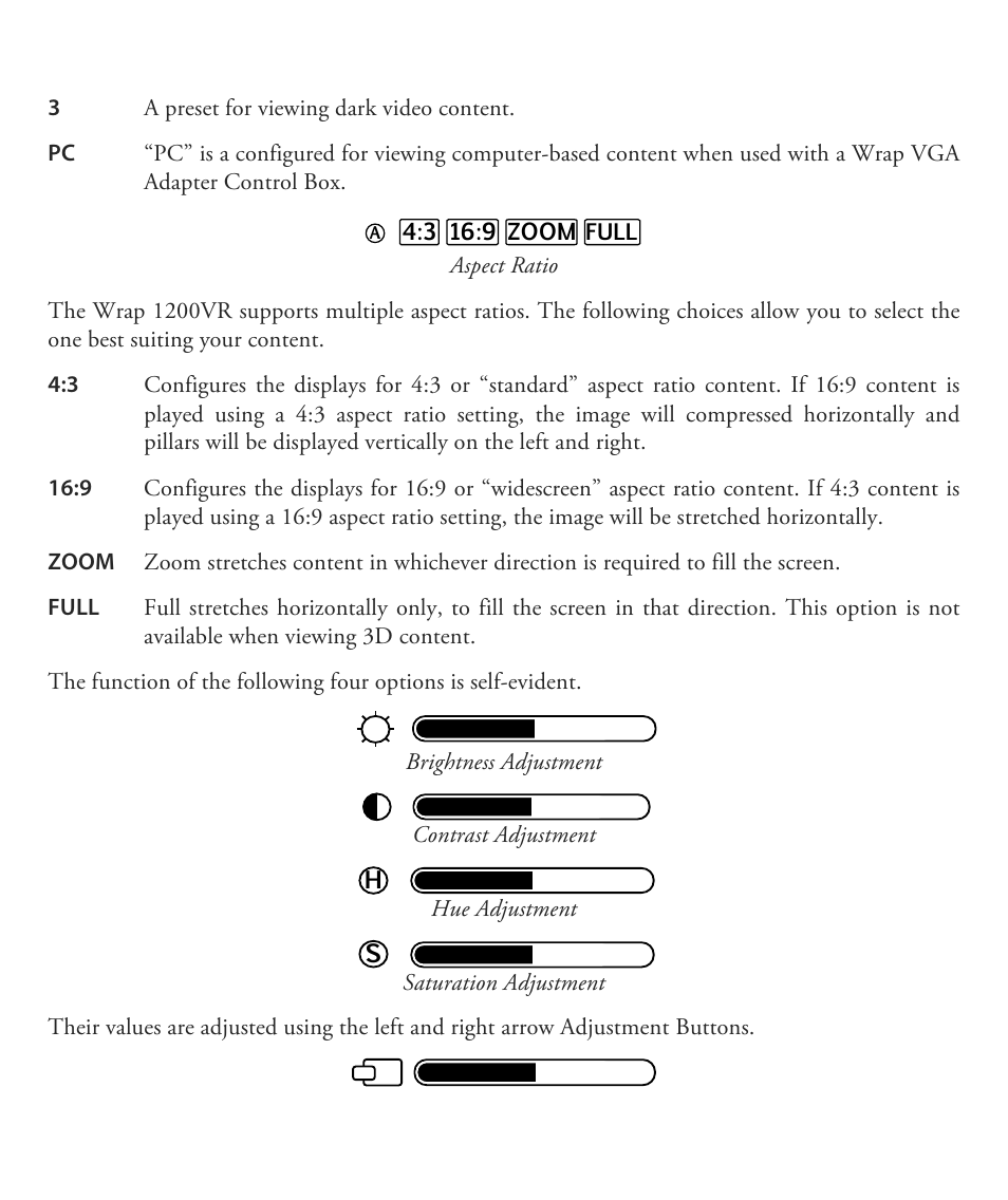 Vuzix Wrap 1200VR User Guide User Manual | Page 22 / 39