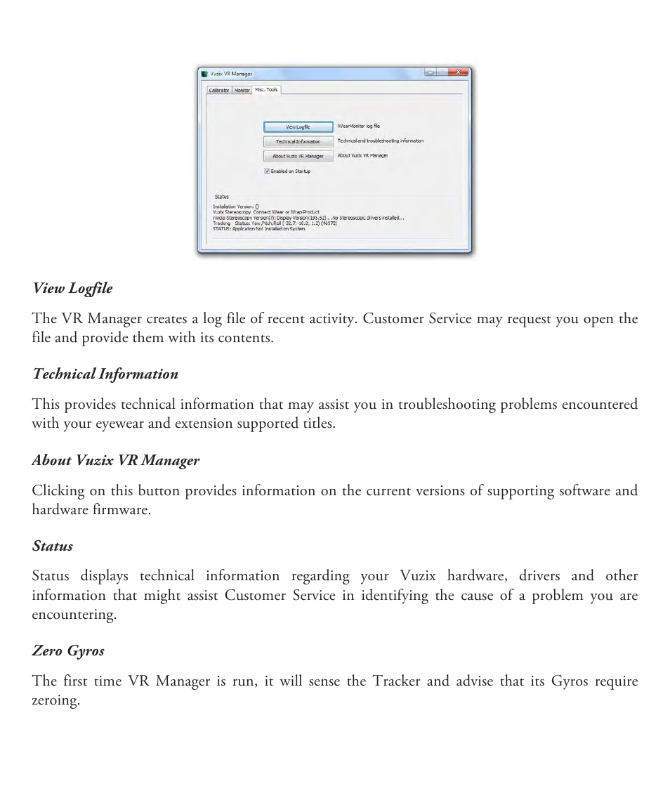 Vuzix Wrap 1200VR User Guide User Manual | Page 33 / 39