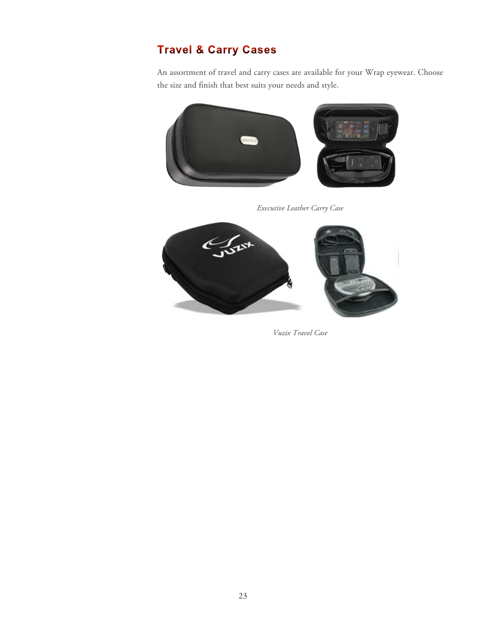 Vuzix Wrap 1200DX User Manual | Page 23 / 27