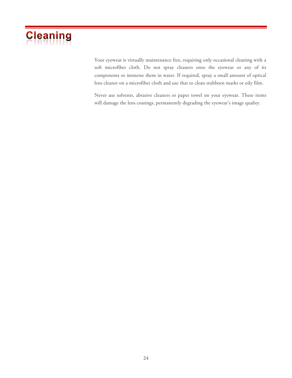 Vuzix Wrap 1200DX User Manual | Page 24 / 27