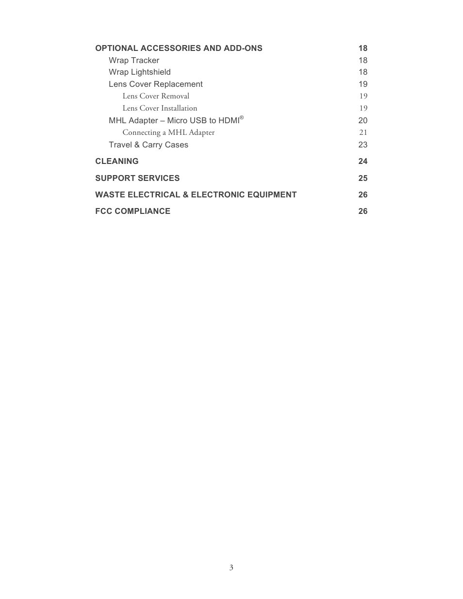 Vuzix Wrap 1200DX User Manual | Page 3 / 27