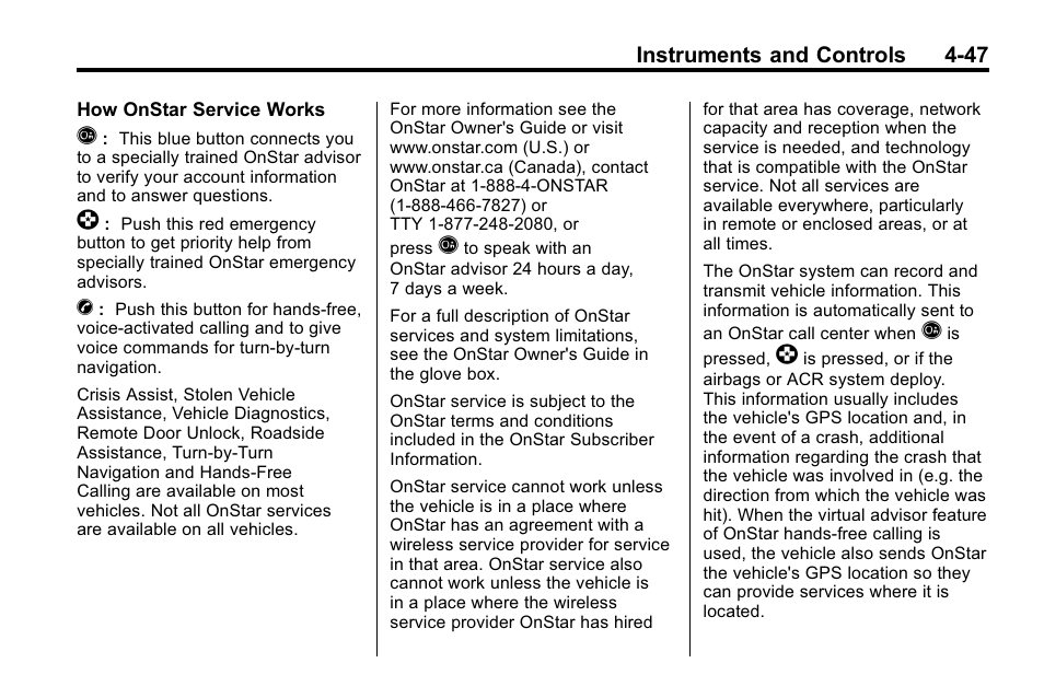 Cadillac 2010 SRX Crossover User Manual | Page 155 / 470