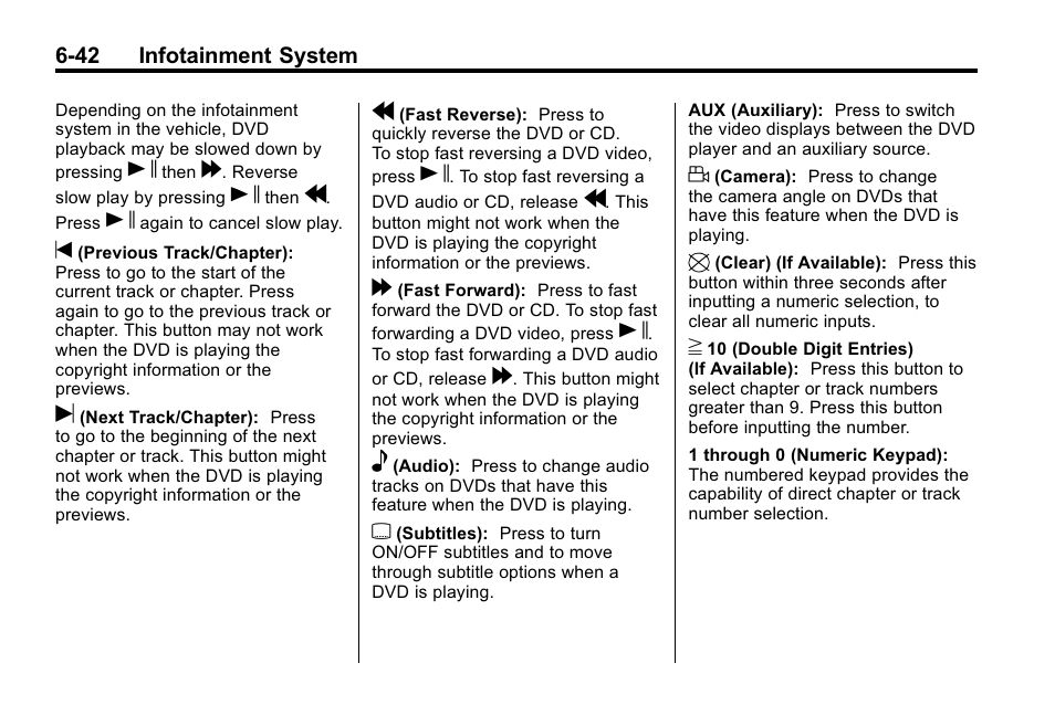 Cadillac 2010 SRX Crossover User Manual | Page 208 / 470