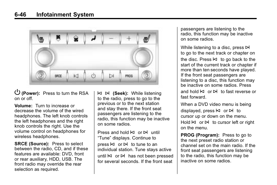 Cadillac 2010 SRX Crossover User Manual | Page 212 / 470