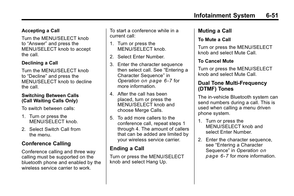 Infotainment system 6-51 | Cadillac 2010 SRX Crossover User Manual | Page 217 / 470