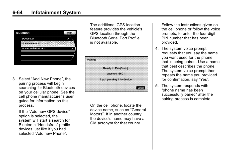 64 infotainment system | Cadillac 2010 SRX Crossover User Manual | Page 230 / 470