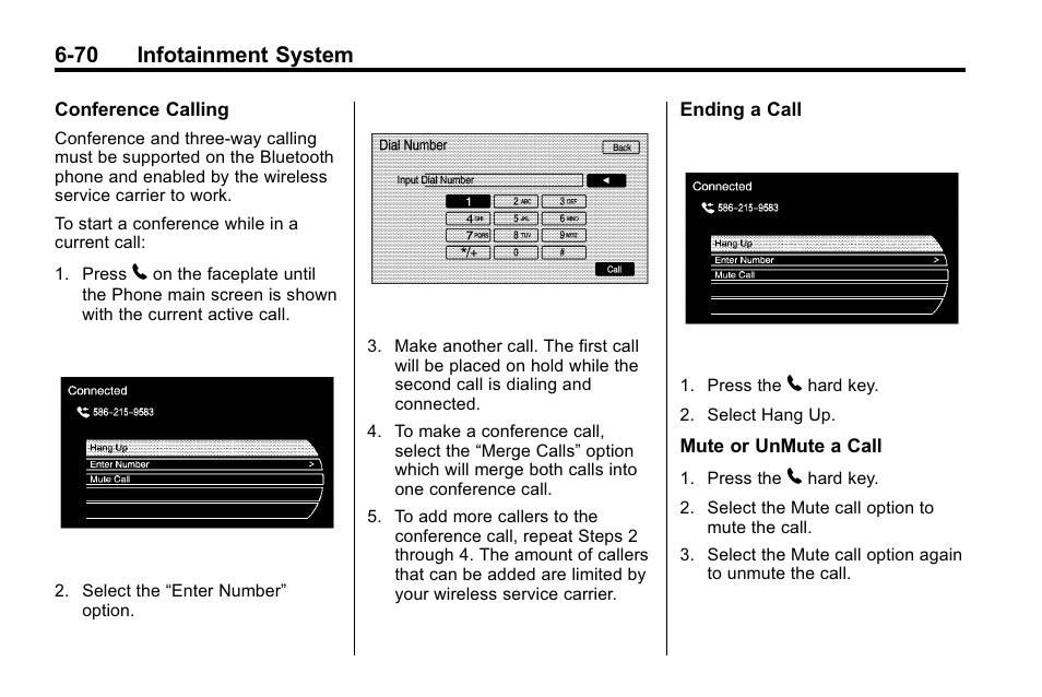 70 infotainment system | Cadillac 2010 SRX Crossover User Manual | Page 236 / 470