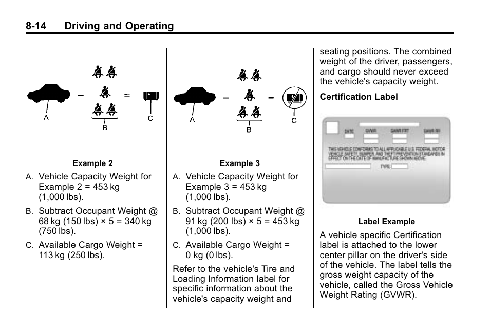 14 driving and operating | Cadillac 2010 SRX Crossover User Manual | Page 258 / 470