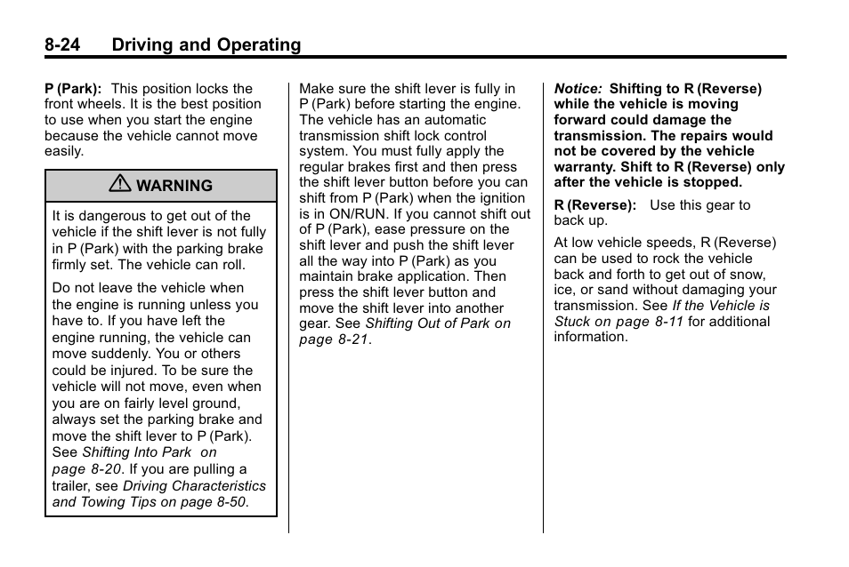 Cadillac 2010 SRX Crossover User Manual | Page 268 / 470