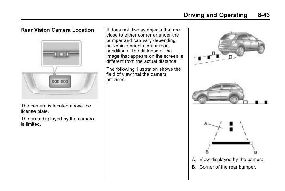 Driving and operating 8-43 | Cadillac 2010 SRX Crossover User Manual | Page 287 / 470