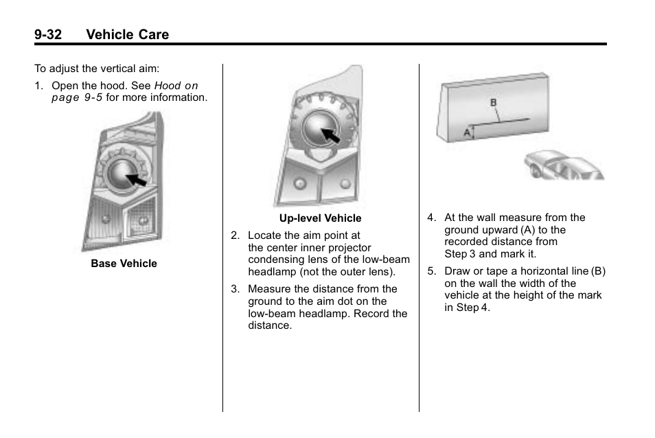 32 vehicle care | Cadillac 2010 SRX Crossover User Manual | Page 336 / 470