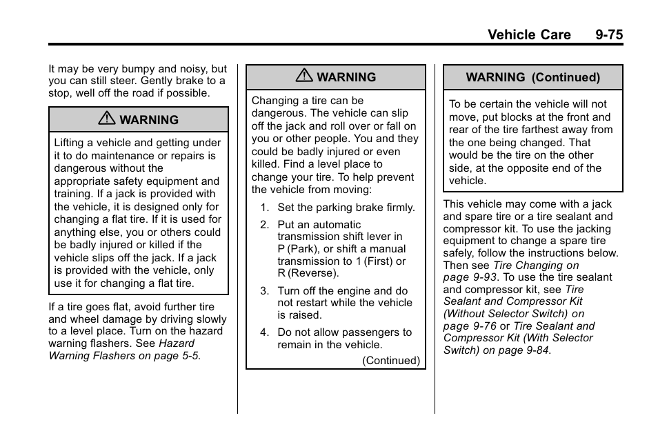 Cadillac 2010 SRX Crossover User Manual | Page 379 / 470