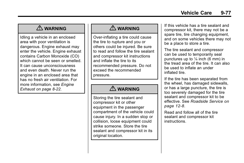 Cadillac 2010 SRX Crossover User Manual | Page 381 / 470