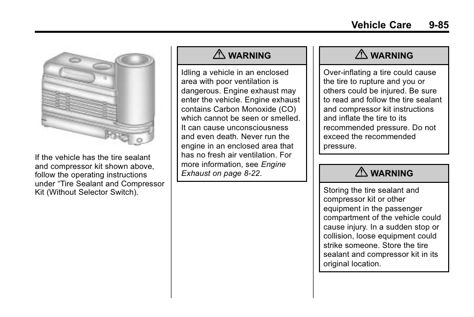 Cadillac 2010 SRX Crossover User Manual | Page 389 / 470