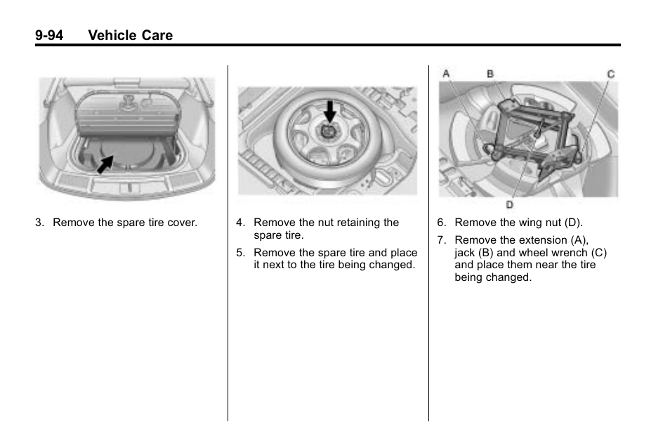 94 vehicle care | Cadillac 2010 SRX Crossover User Manual | Page 398 / 470
