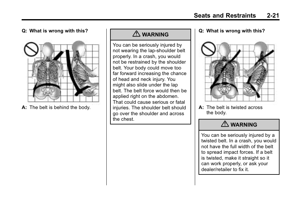 Cadillac 2010 SRX Crossover User Manual | Page 55 / 470