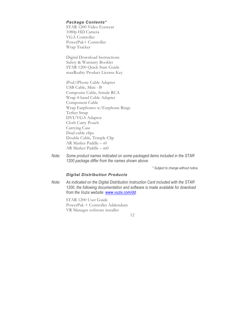 Vuzix STAR 1200 User Guide User Manual | Page 14 / 51