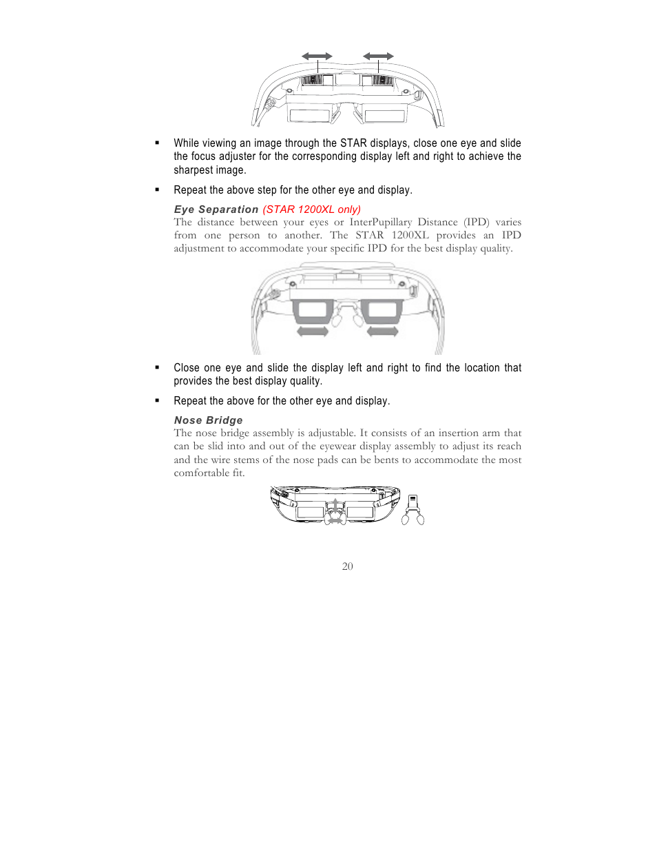 Vuzix STAR 1200 User Guide User Manual | Page 22 / 51