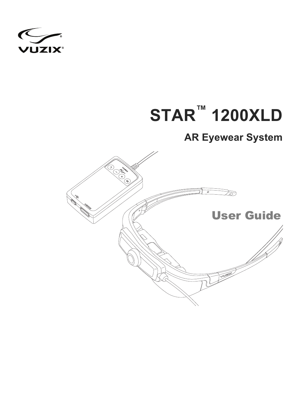 Vuzix STAR 1200XLD AR System User Guide User Manual | 43 pages