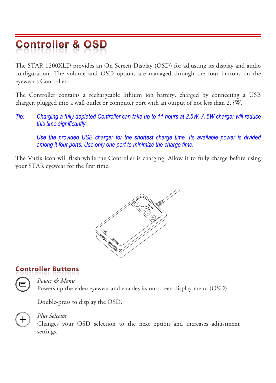 Vuzix STAR 1200XLD AR System User Guide User Manual | Page 21 / 43