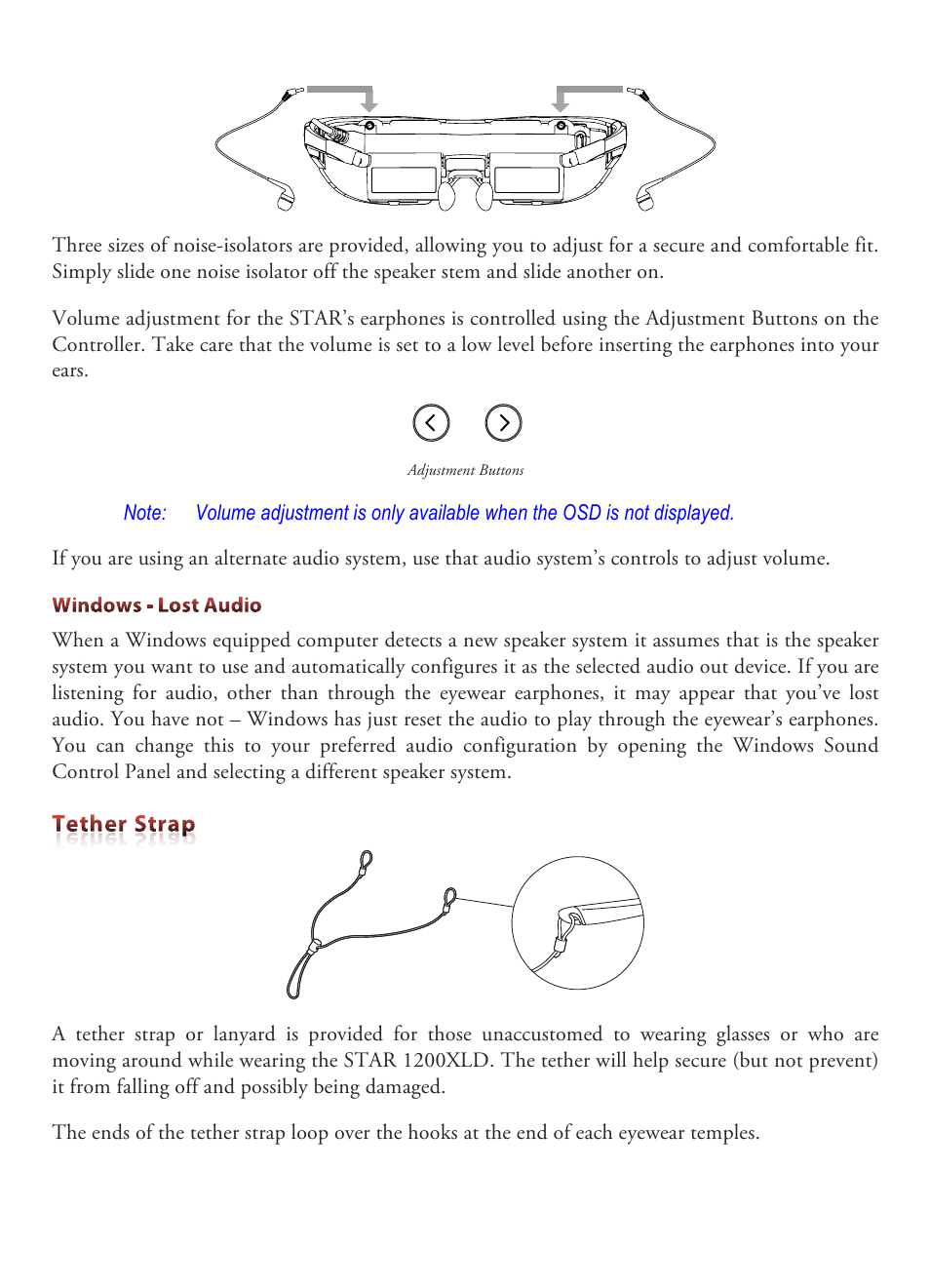 Vuzix STAR 1200XLD AR System User Guide User Manual | Page 30 / 43