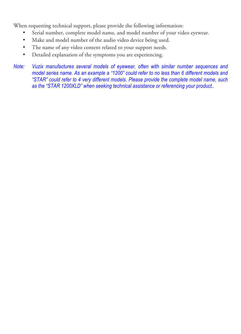 Vuzix STAR 1200XLD AR System User Guide User Manual | Page 40 / 43