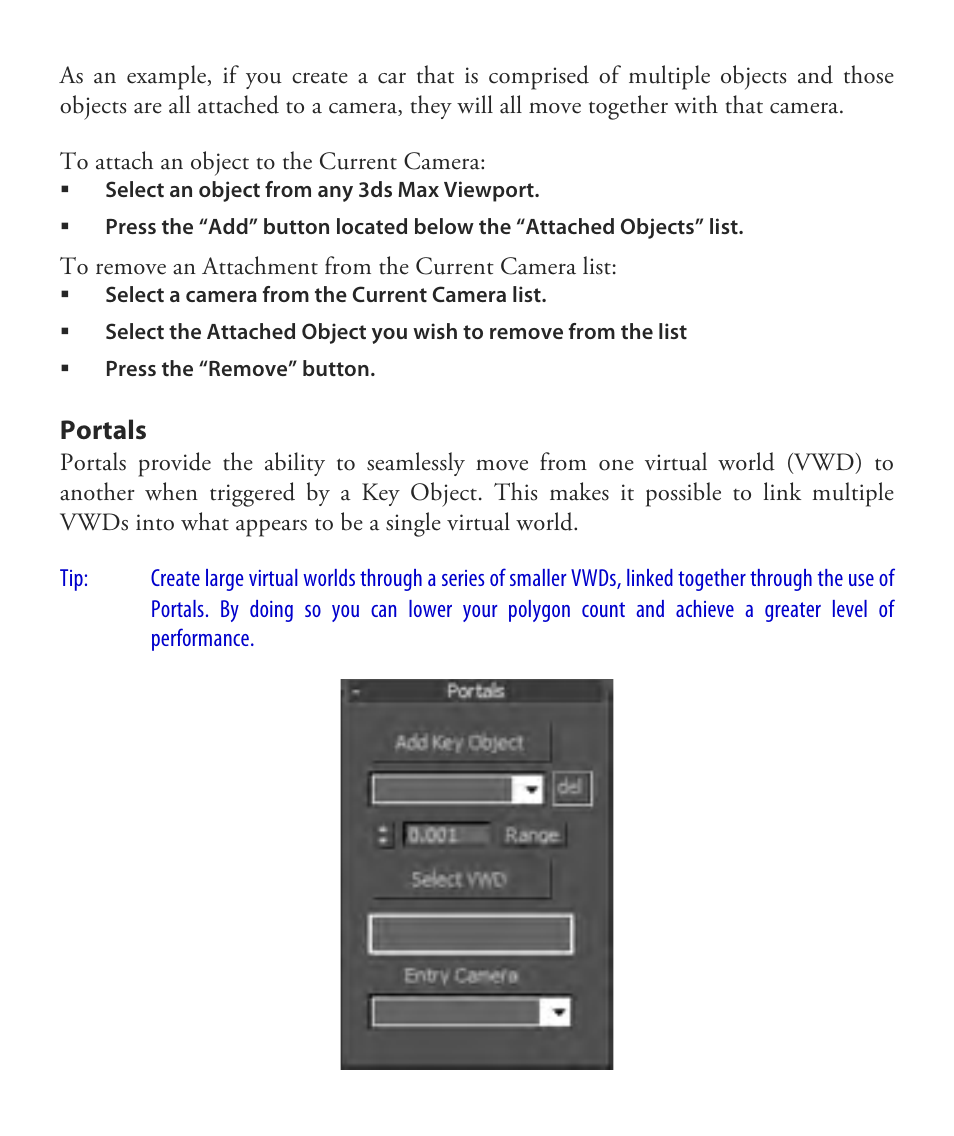 Portals | Vuzix maxReality 6.1 User Guide User Manual | Page 23 / 47