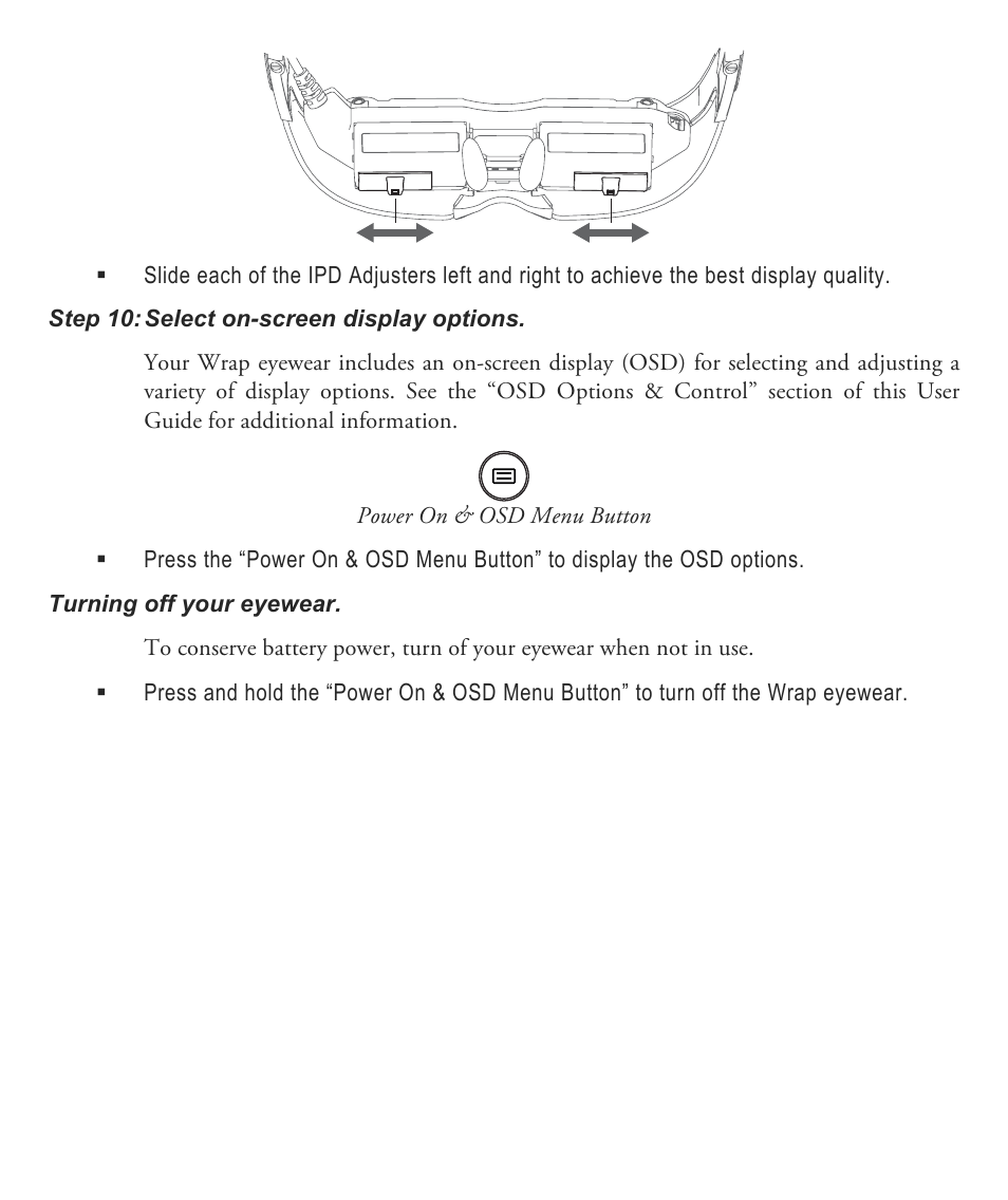 Vuzix Wrap 1200 Video Eyewear User Guide User Manual | Page 12 / 25