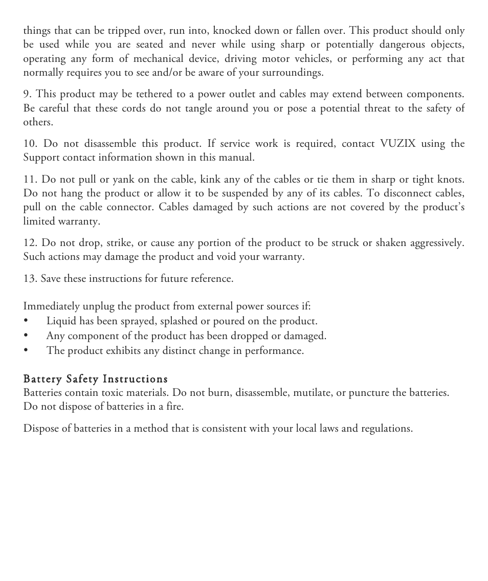 Vuzix Wrap 1200 Video Eyewear User Guide User Manual | Page 4 / 25