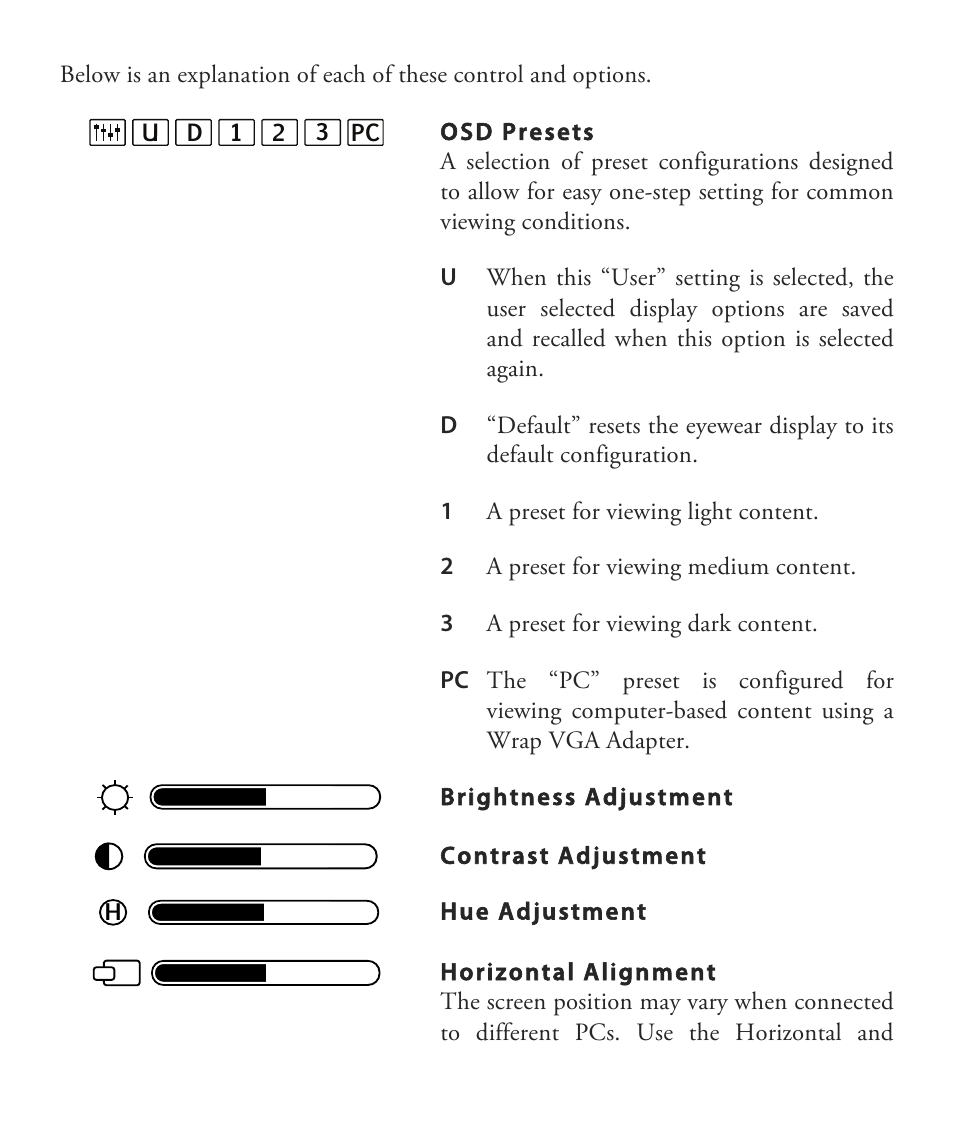 Vuzix Wrap 1200AR User Guide User Manual | Page 26 / 44