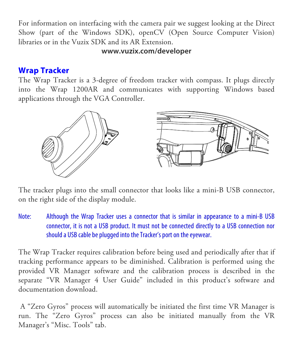 Vuzix Wrap 1200AR User Guide User Manual | Page 31 / 44