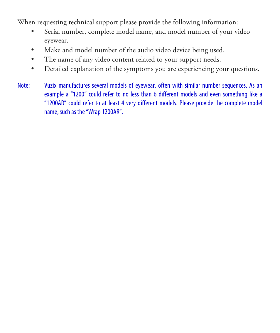 Vuzix Wrap 1200AR User Guide User Manual | Page 40 / 44