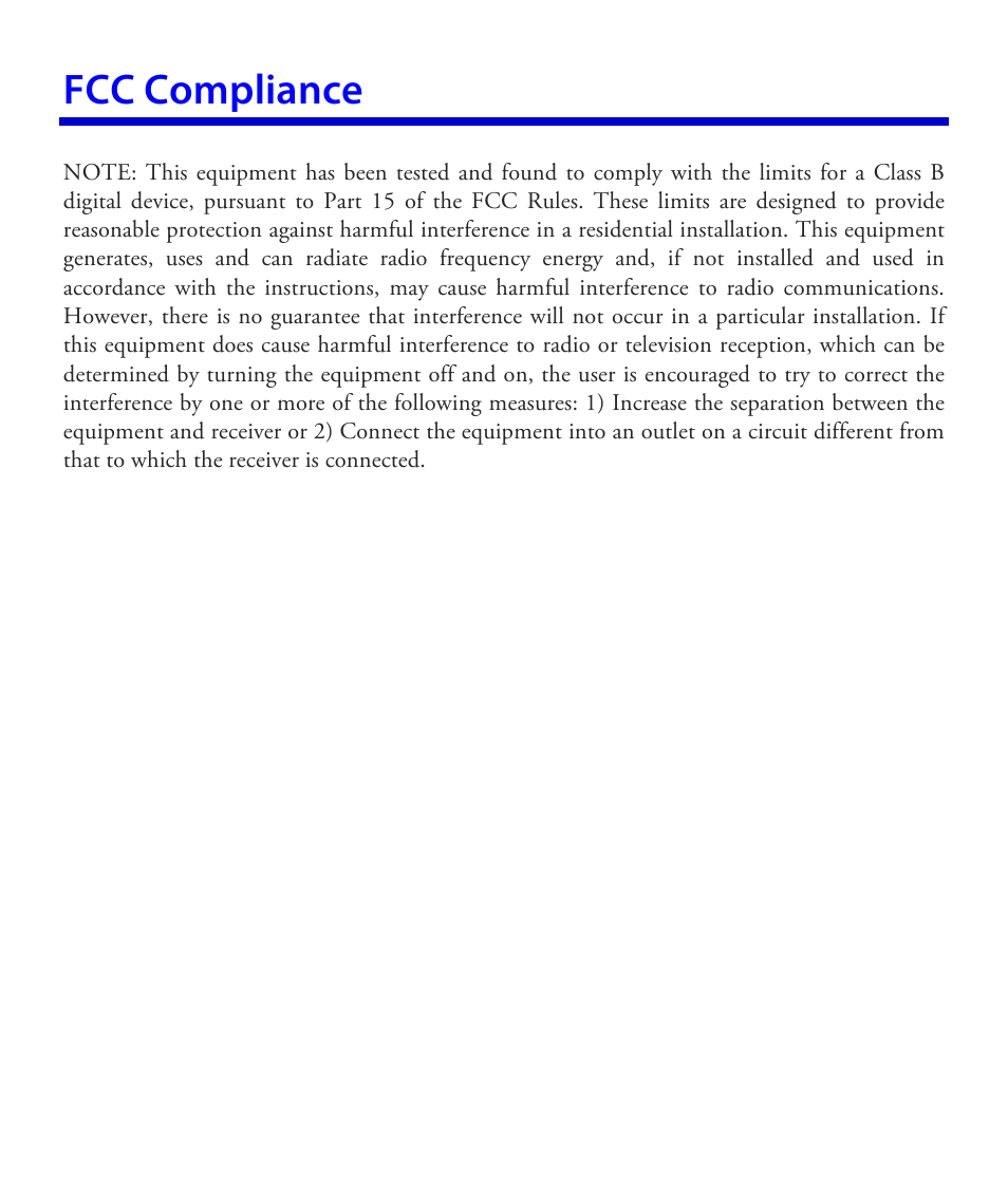 Fcc compliance | Vuzix Wrap 1200AR User Guide User Manual | Page 42 / 44