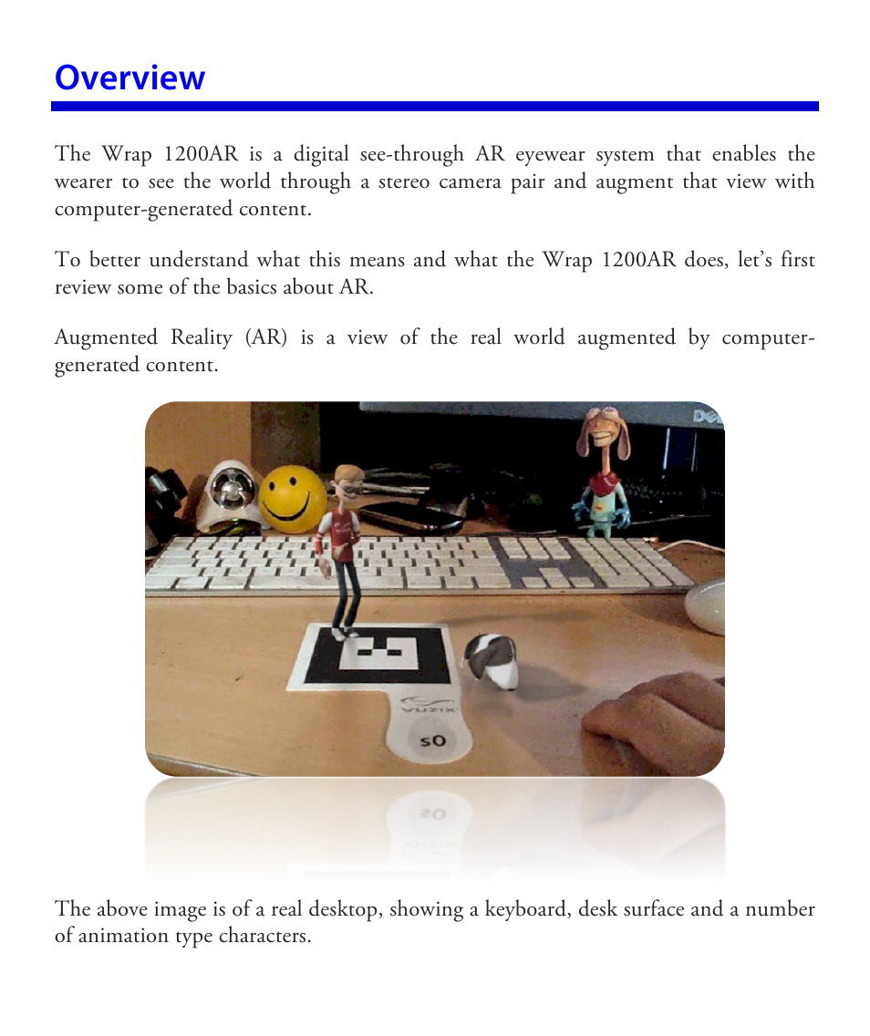 Overview | Vuzix Wrap 1200AR User Guide User Manual | Page 5 / 44