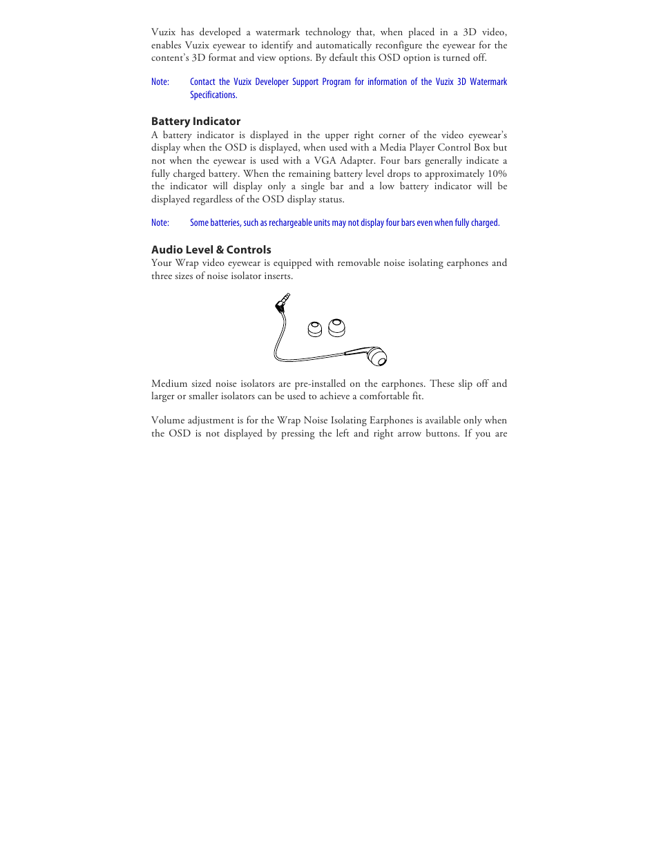 Vuzix Wrap 920AR User Manual | Page 31 / 101