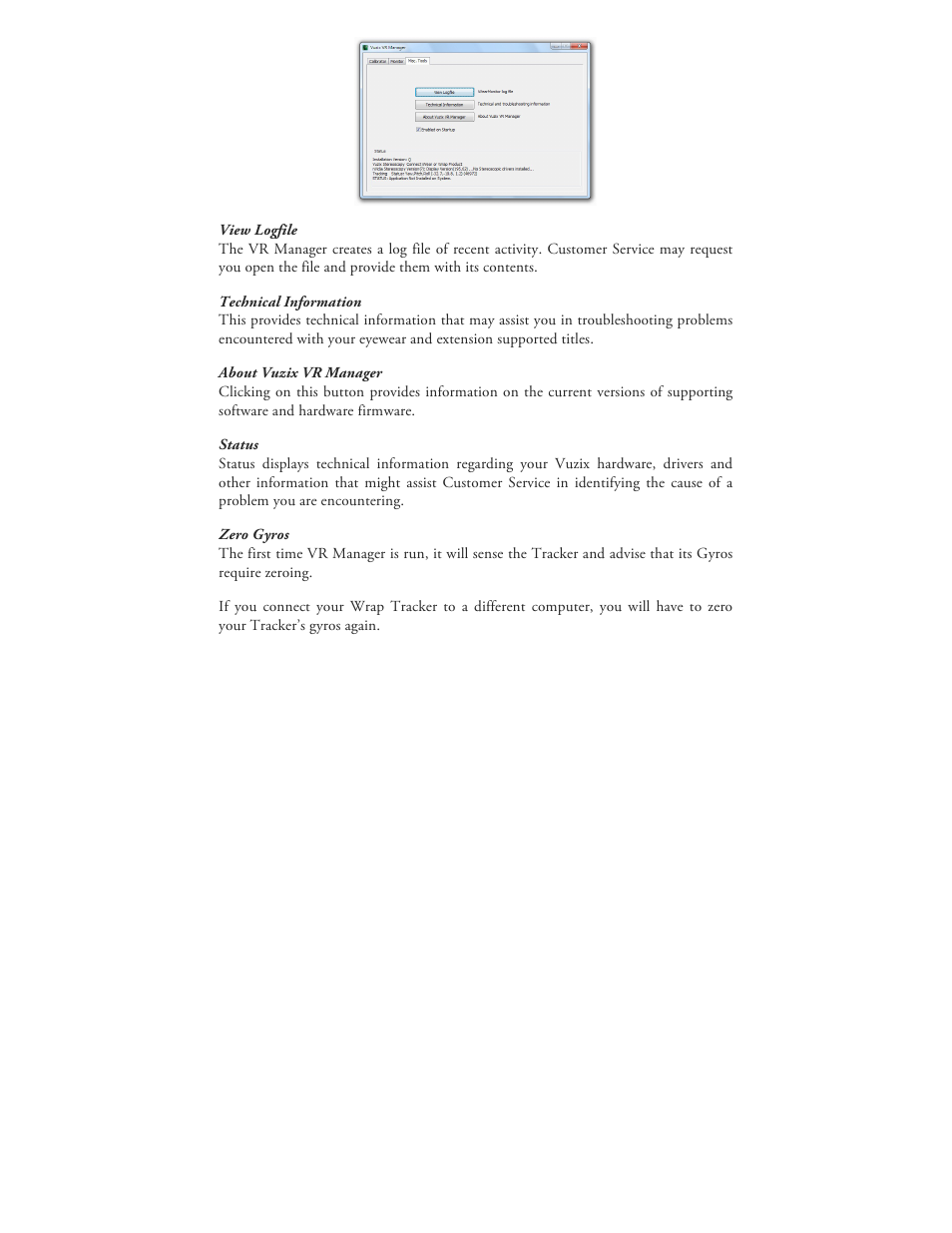 Vuzix Wrap 920 VR Bundle User Manual | Page 44 / 51