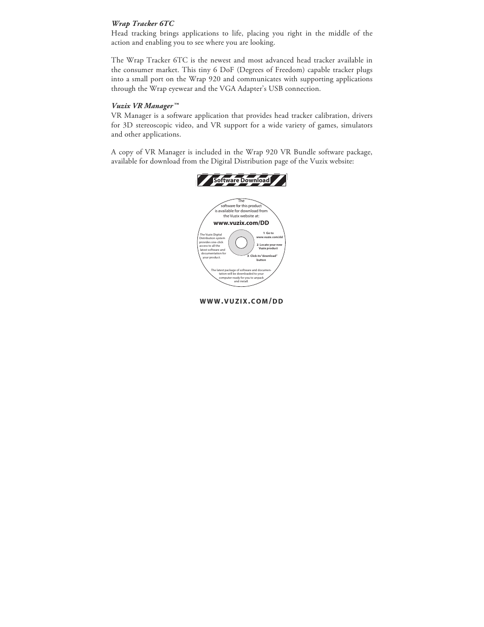 Vuzix Wrap 920 VR Bundle User Manual | Page 6 / 51