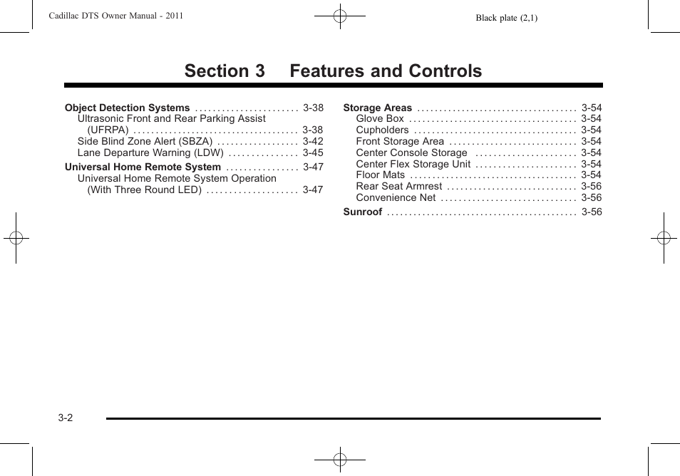 Cadillac 2011 DTS User Manual | Page 106 / 470