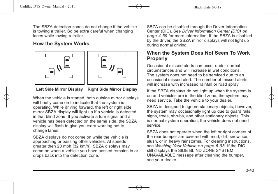 Cadillac 2011 DTS User Manual | Page 147 / 470