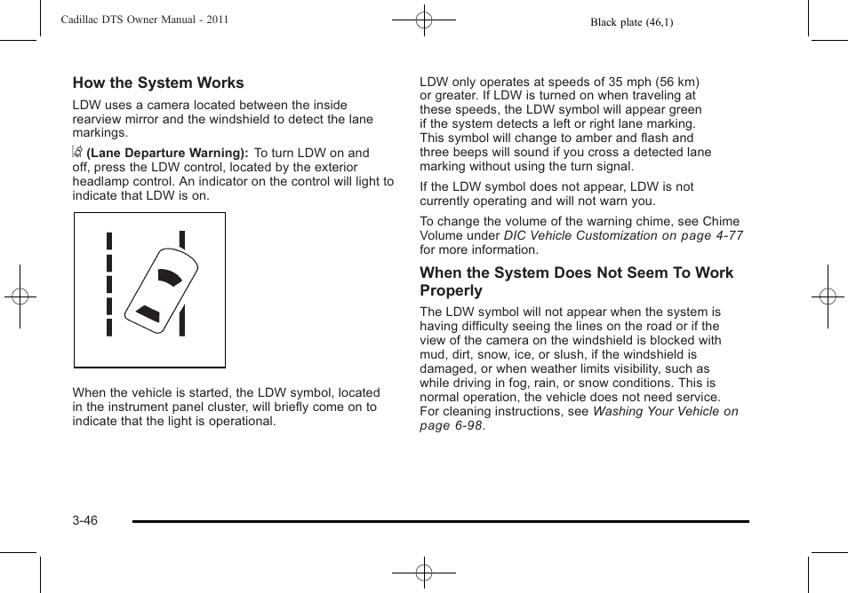 Cadillac 2011 DTS User Manual | Page 150 / 470