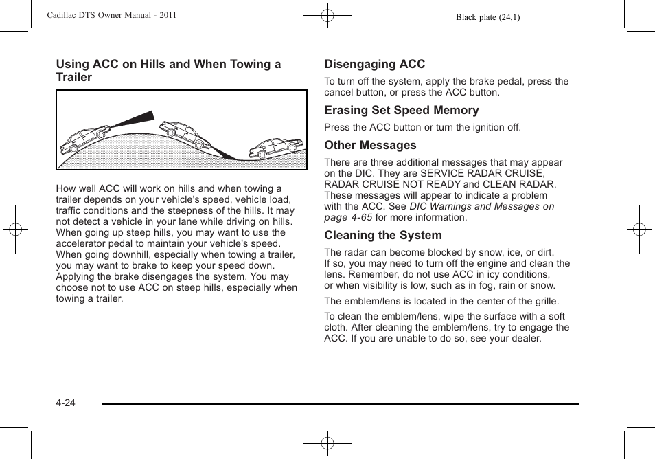 Cadillac 2011 DTS User Manual | Page 186 / 470