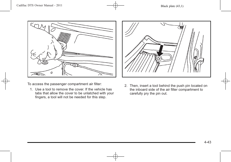 Cadillac 2011 DTS User Manual | Page 205 / 470