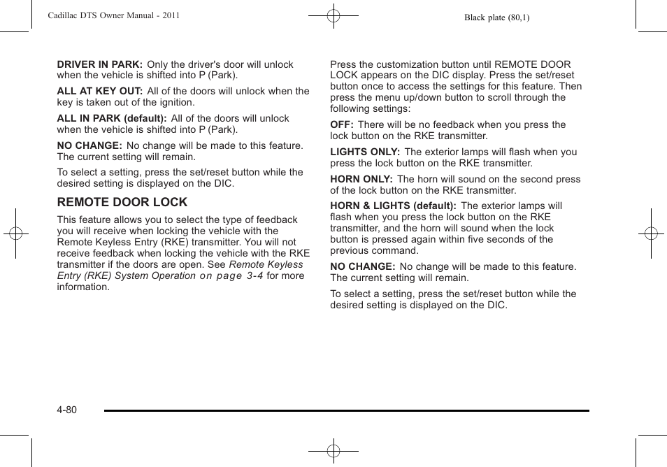 Cadillac 2011 DTS User Manual | Page 242 / 470