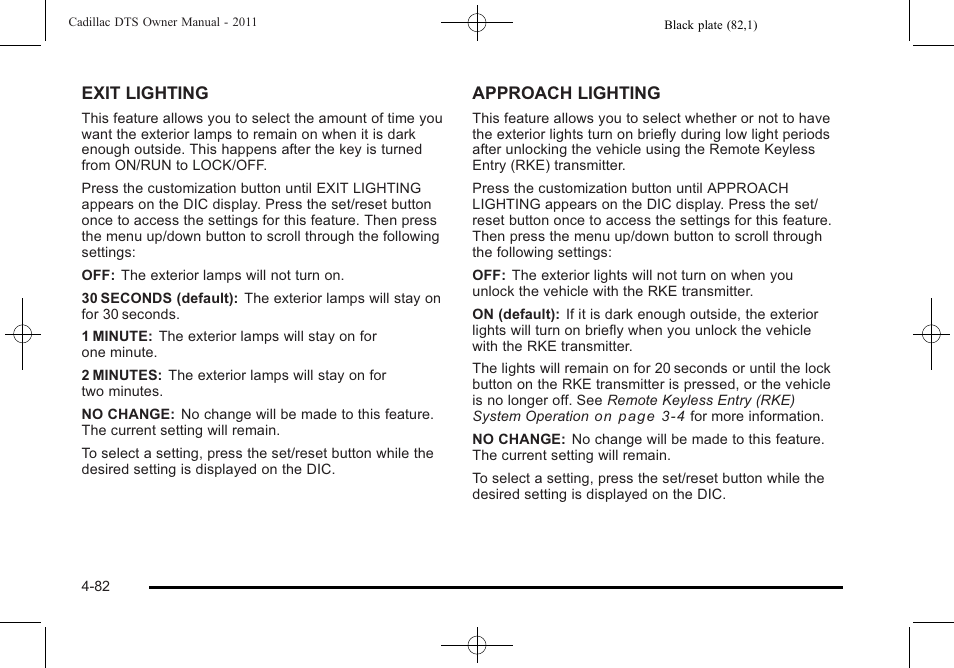 Cadillac 2011 DTS User Manual | Page 244 / 470
