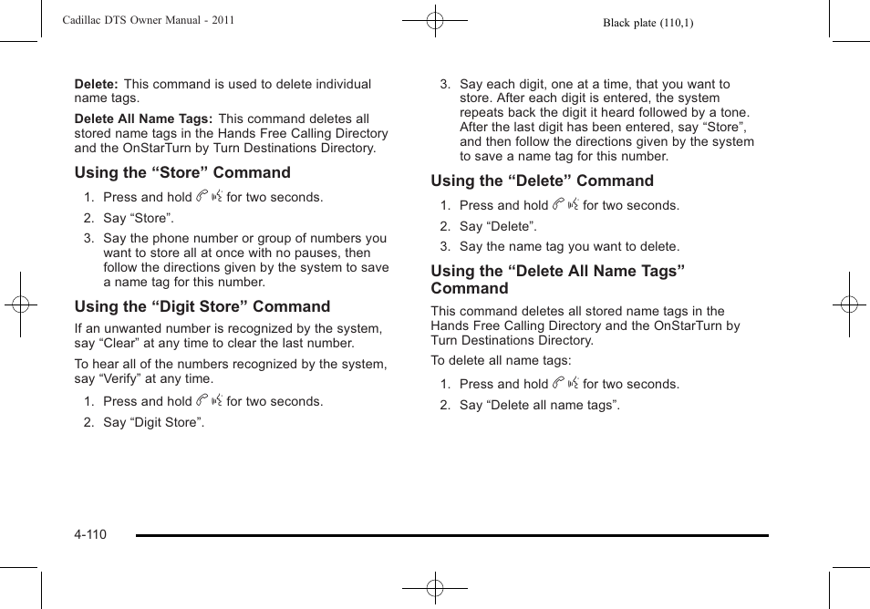 Cadillac 2011 DTS User Manual | Page 272 / 470