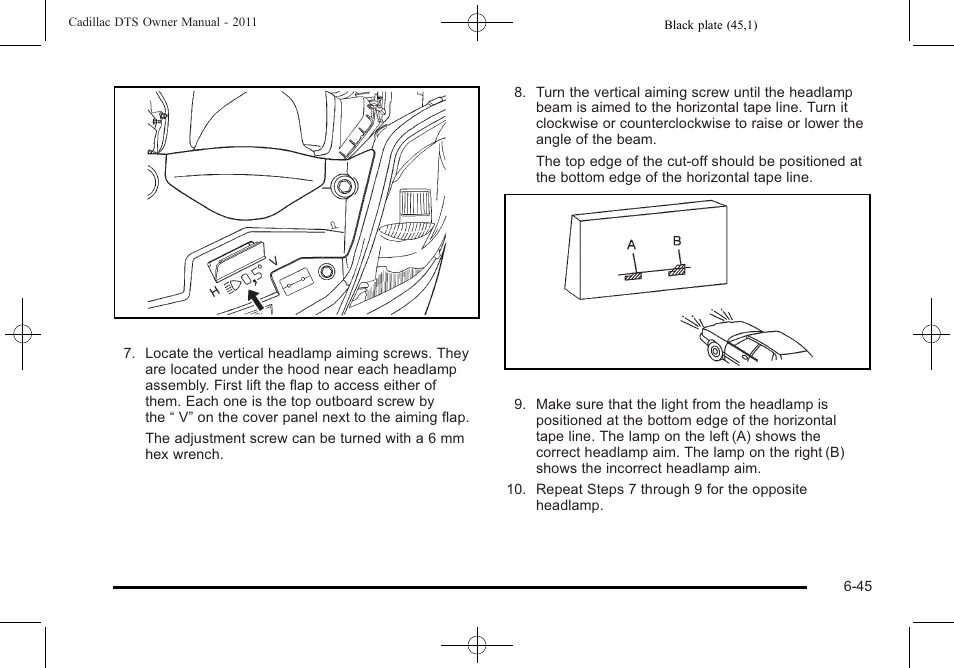 Cadillac 2011 DTS User Manual | Page 355 / 470