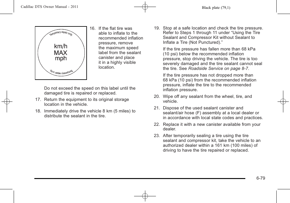 Cadillac 2011 DTS User Manual | Page 389 / 470