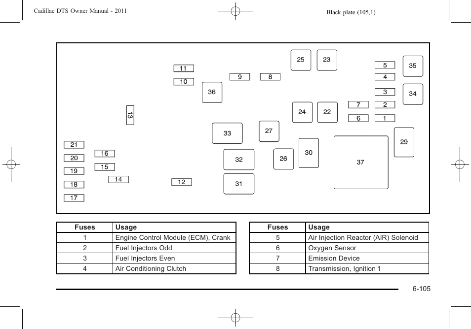 Cadillac 2011 DTS User Manual | Page 415 / 470