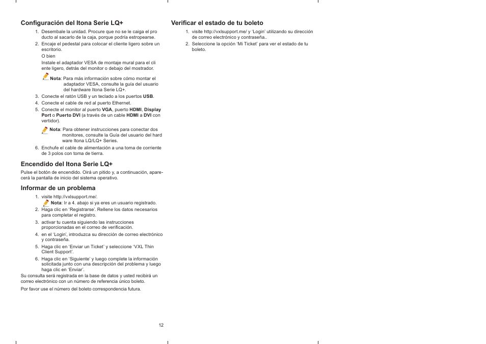 VXL Instruments Itona LQ Series User Manual | Page 5 / 5