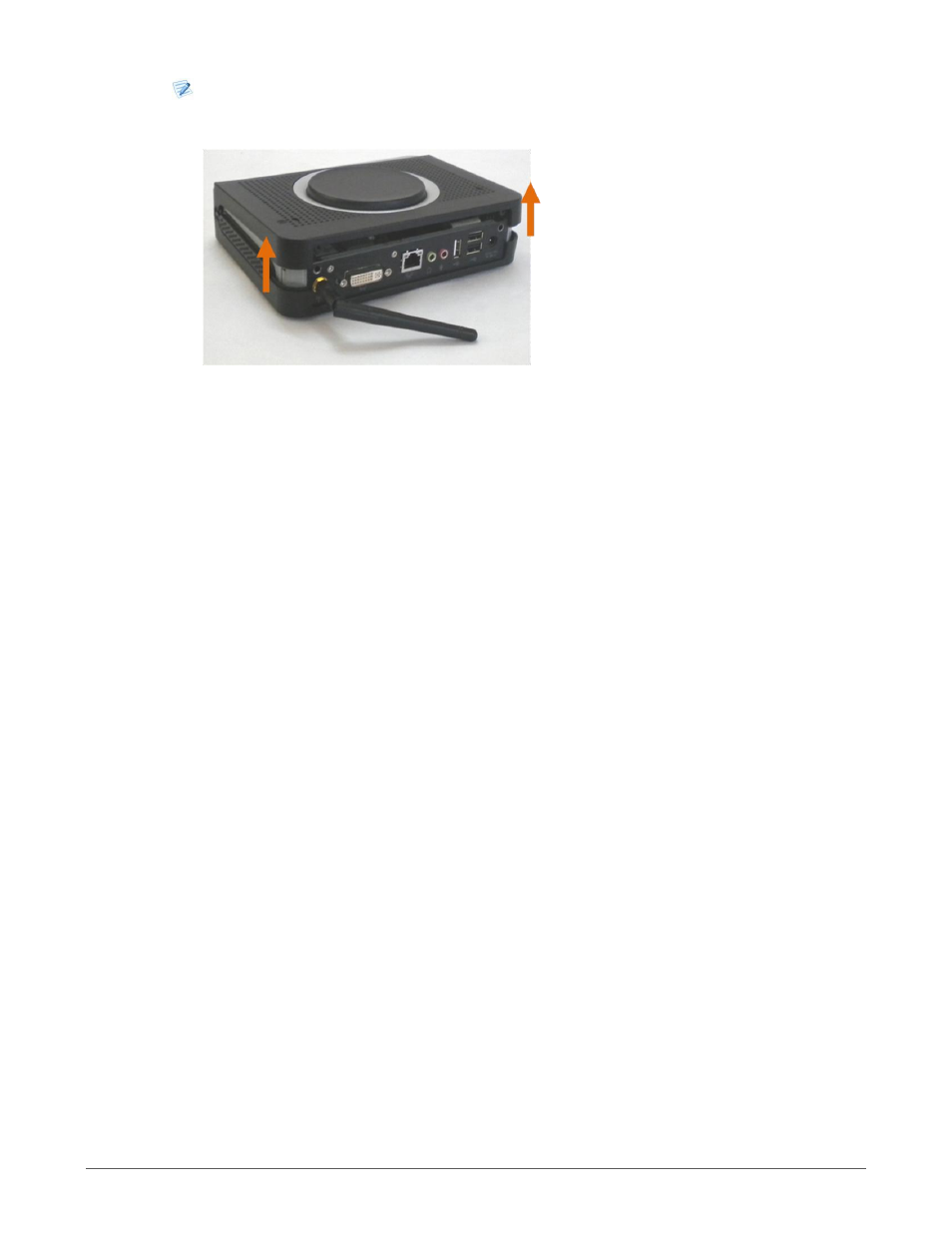 Fixing the pedestal and side cover | VXL Instruments TC15yy 15 Series Thin client - Service Manual User Manual | Page 8 / 15